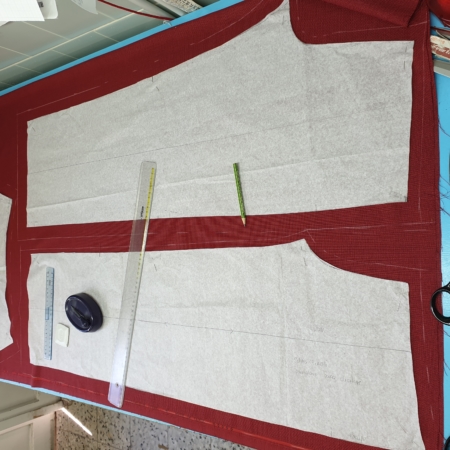 cartamodello pantalone piazzamento