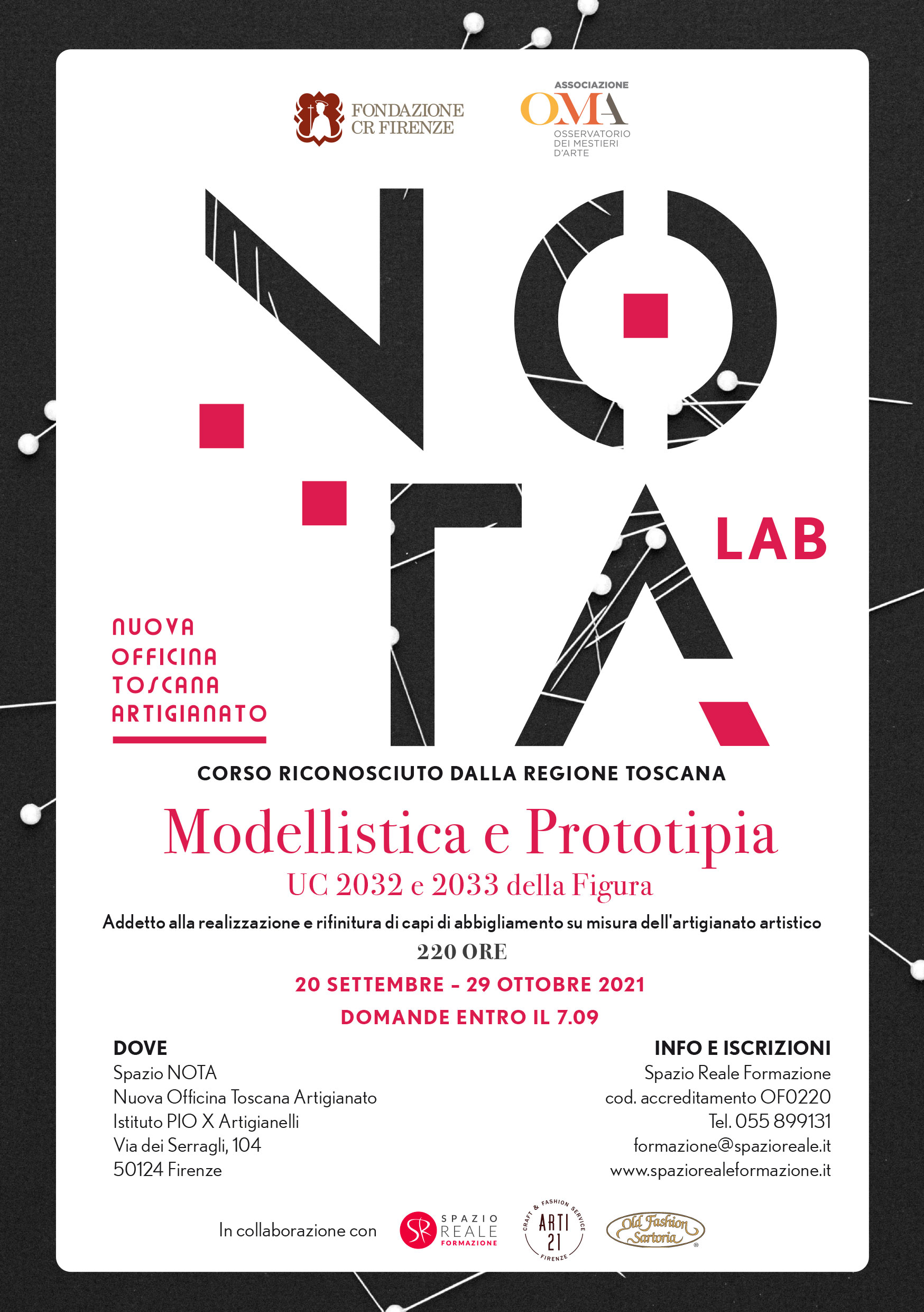 corso spazio nota prototipia